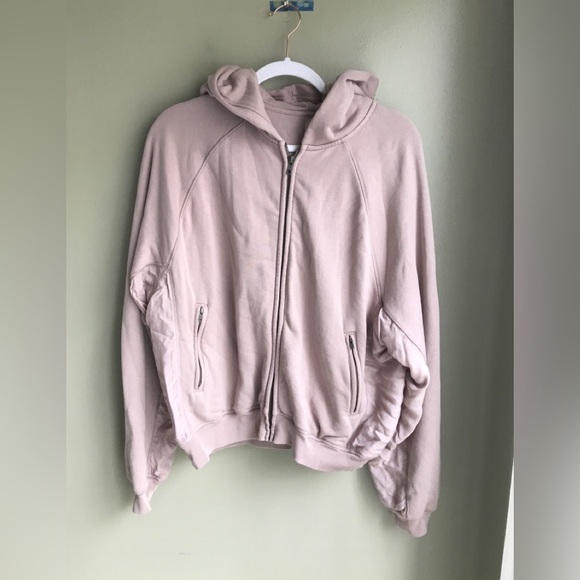 Skims Relaxed French Terry Zip Hoodie Size: S/P - Picture 2 of 14